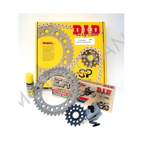 KIT TRASMISSIONE CATENA D.I.D RACING GP ORO OGNIBENE